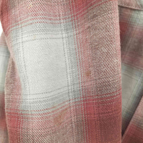 ダブルタップス WTAPS VATOS L/S/SHIRTS.COTTON.TEXTILE オープンカラーオンブレチェックシャツ メンズ JPN:L