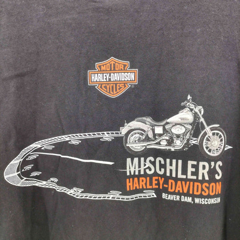 ハーレーダビッドソン HARLEY-DAVIDSON ©2003 両面プリントカットソー 袖プリント メンズ import:XL