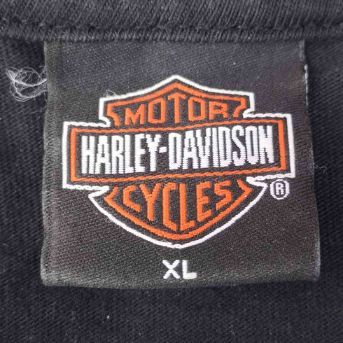 ハーレーダビッドソン HARLEY-DAVIDSON ©2003 両面プリントカットソー 袖プリント メンズ import:XL