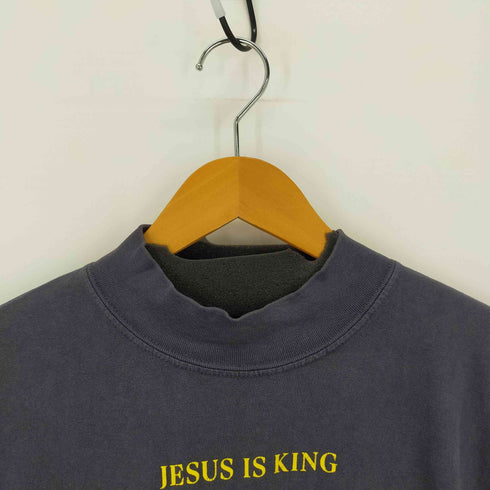 Jesus Is King Vinyl I Crewneck ロンT モックネック メンズ