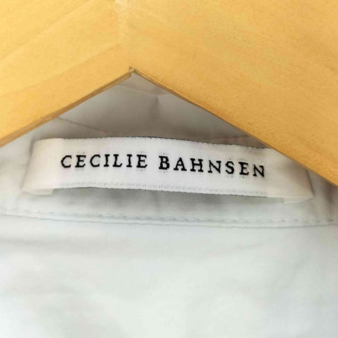 CECILIE BAHNSEN ギャザー切替 シャツブラウス レディース UK:10