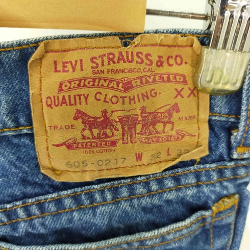 リーバイス Levis 605-0217 テーパードデニムパンツ 92年6月製造 ボタン裏359 メンズ W32 L32