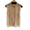 ザラ ZARA フリルノースリーブブラウス レディース import:L