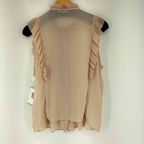 ザラ ZARA フリルノースリーブブラウス レディース import:L