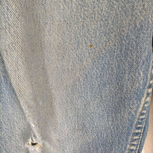 カーハート Carhartt 90-00s ジップフライダメ―ジデニムパンツ メンズ