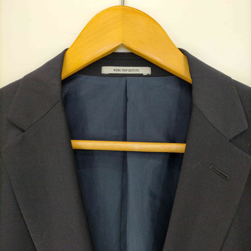 ワークトリップアウトフィッツグリーンレーベル リラクシング WORK TRIP OUTFITS GREEN LABEL RELAXING WTO TW/PUトロピカル スリムNTHP-ジャケット 防シワ ストレッチ メンズ JPN:L
