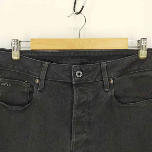 ジースターロー G-STAR RAW 3301 SLIM JEANS スリムテーパードブラックデニム メンズ W34 L32