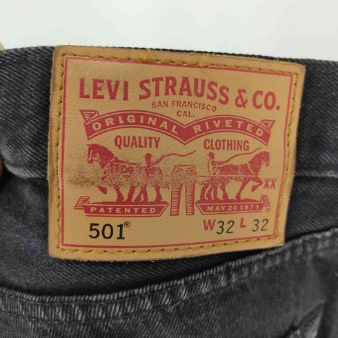 リーバイス Levis 501 13.5oz 後染めブラックデニム メンズ W32 L32