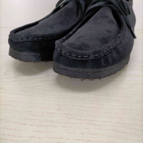 クラークス Clarks WALLABEE BLACK SUEDE メンズ JPN:29