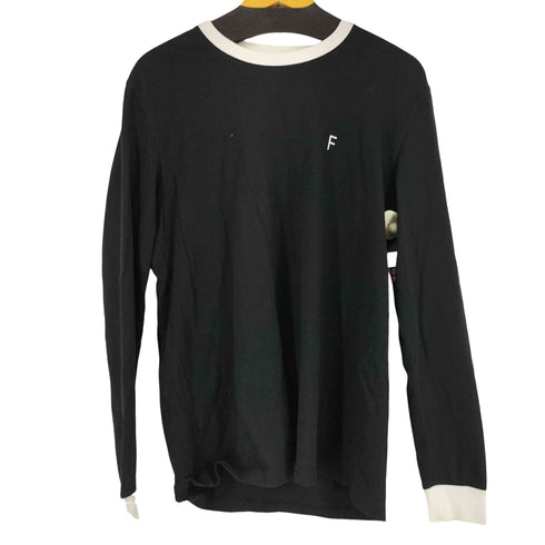 フューチャー FUTUR バックビックプリント L/S リンガーTシャツ レディース import:M