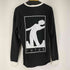 フューチャー FUTUR バックビックプリント L/S リンガーTシャツ レディース import:M