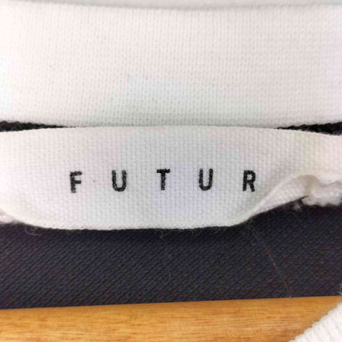 フューチャー FUTUR バックビックプリント L/S リンガーTシャツ レディース import:M