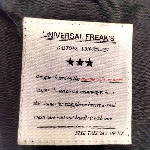UNIVERSAL FREAKS エポレット キルティング ライナー モッズコート メンズ