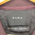 ザラ ZARA キルティングベロアダブルジップジャケット メンズ JPN:L