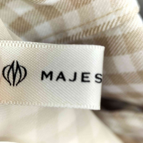 マジェスティックレゴン MAJESTIC LEGON ギンガムスリムパンツ レディース M