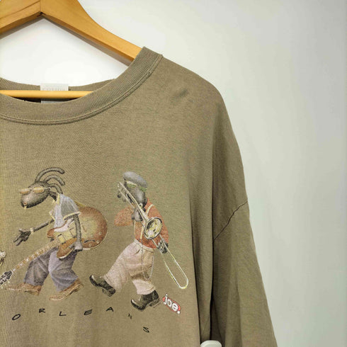 ギルダン GILDAN 90-2000s 前面プリント クルーネックTシャツ メンズ import:XL