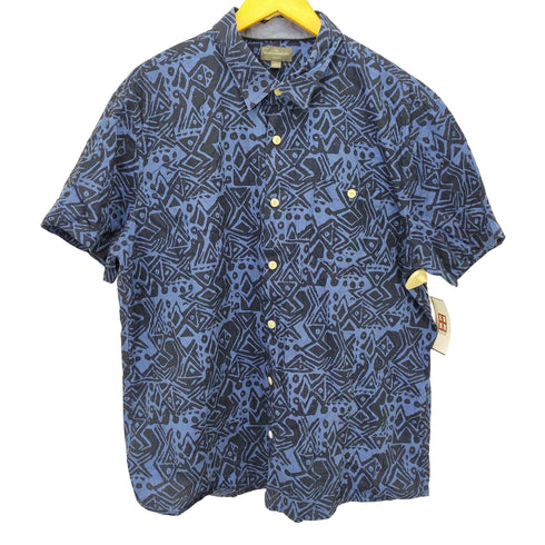 エルエルビーンシグネチャー L.L.Bean SIGNATURE SLIM FIT総柄シャツ ボックスシルエット メンズ JPN:XL