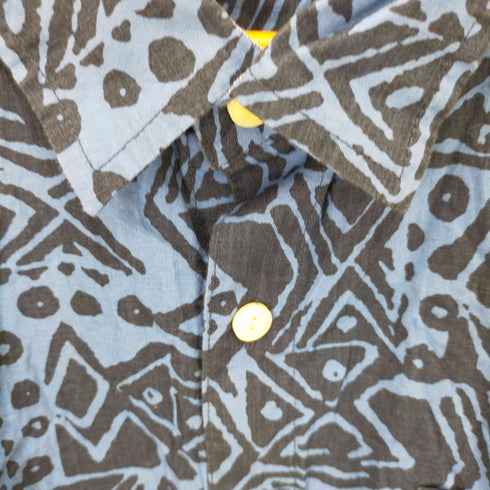 エルエルビーンシグネチャー L.L.Bean SIGNATURE SLIM FIT総柄シャツ ボックスシルエット メンズ JPN:XL