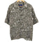 ビルブラス BILL BLASS ウッドボタン総柄アロハシャツ ボックスシルエット メンズ JPN:XL