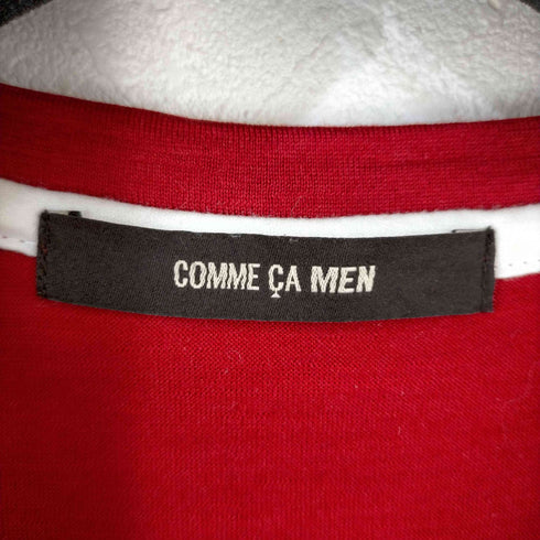 コムサメン COMME CA MEN ウォッシャブルウール天竺 Vネックカットソー メンズ JPN:M