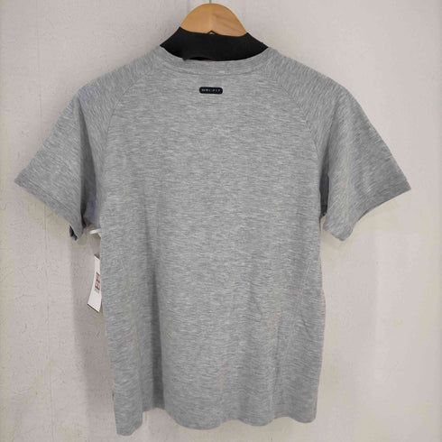 ナイキ NIKE 00s 銀タグ フロントスウォッシュ刺繍 ラグラン霜降りTシャツ レディース JPN:L