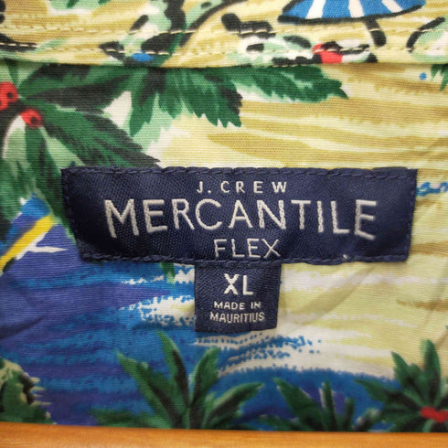 ジェイクルー J.CREW 90s 総柄デザインアロハシャツ ボックスシルエット メンズ JPN:XL