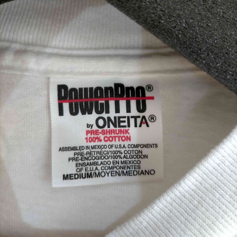 オニータ ONEITA POWER PRO フロントプリントTシャツ 1998年コピーライト メンズ