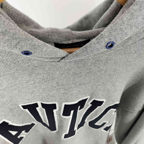 ノーティカ NAUTICA 別注 アーチロゴ スウェット プルオーバー パーカー メンズ JPN:L