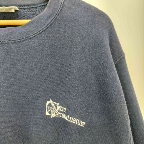 リー Lee USA製 Reverse Weave型 刺繍 裏起毛 クルーネック スウェット トレーナー メンズ import:L