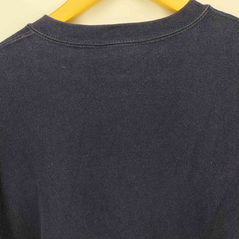 リー Lee USA製 Reverse Weave型 刺繍 裏起毛 クルーネック スウェット トレーナー メンズ import:L