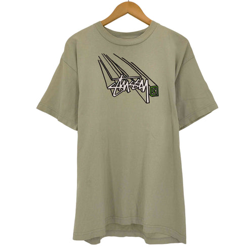 ステューシー Stussy 00s OLD メキシコ製 ロゴプリント クルーネックTシャツ メンズ JPN:L