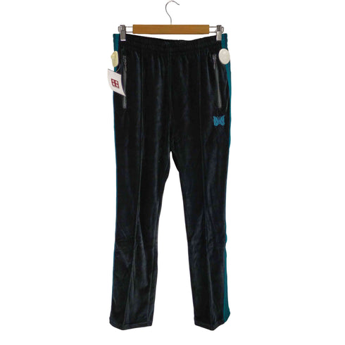 ニードルズ Needles Narrow Track Pant - C/Pe Velour BLACK メンズ JPN:S