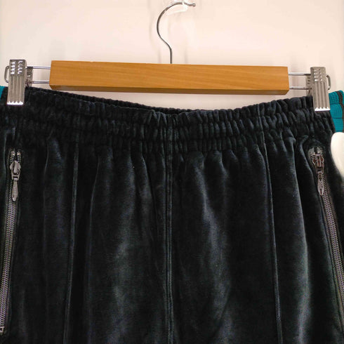 ニードルズ Needles Narrow Track Pant - C/Pe Velour BLACK メンズ JPN:S