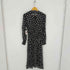 ザラ ZARA ドット柄L/Sシースルーワンピース 透け シアー レディース JPN:M