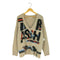 ダイエットブッチャースリムスキン DIET BUTCHER SLIM SKIN rhapsody one TRAAASH Sweater Vネックニット セーター メンズ JPN:1