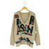 ダイエットブッチャースリムスキン DIET BUTCHER SLIM SKIN rhapsody one TRAAASH Sweater Vネックニット セーター メンズ JPN:1