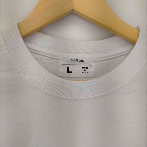 シップスエニィ SHIPS any MADE IN USA RECLUSE クルーネックL/S TEE メンズ JPN:L