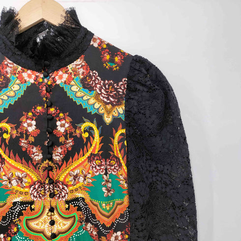 alice+olivia 20AW WILHEMINA BTNFT TIERED RFL DRESS レディース 2