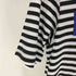 ディーゼル DIESEL SUPRIOR ロゴワッペン ダメージ加工 ボーダー柄 コットン S/S Tシャツ メンズ JPN:M