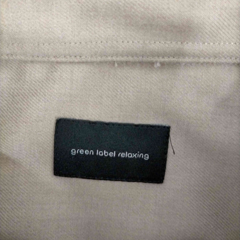 ユナイテッドアローズグリーンレーベルリラクシング UNITED ARROWS green label relaxing TRフラノ ジャストルーズ レギュラーカラー シャツ メンズ JPN:M