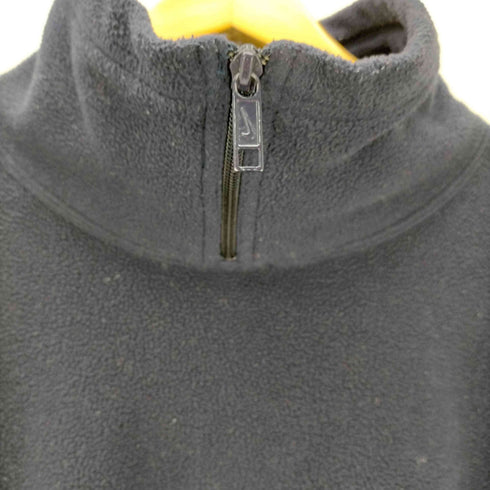 ナイキ NIKE 90S-00S モックネック ロゴ刺しゅうフリースプルオーバー メンズ JPN:XL