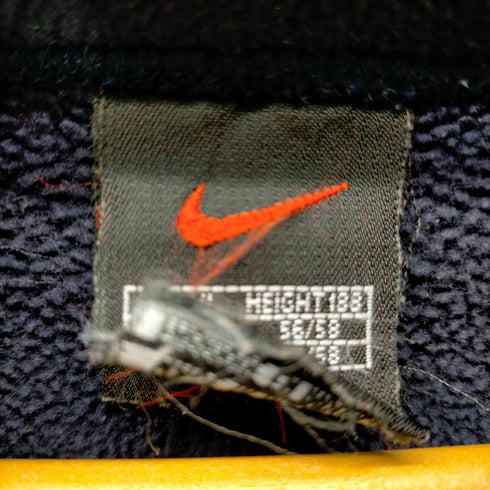 ナイキ NIKE 90S-00S モックネック ロゴ刺しゅうフリースプルオーバー メンズ JPN:XL