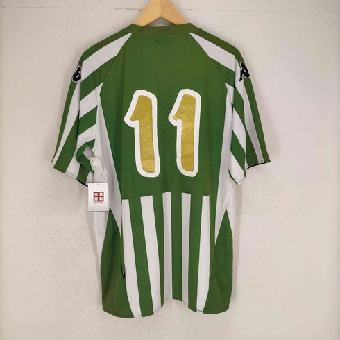カッパ Kappa ナンバリングプリント ストライプゲームシャツ メンズ JPN:XL