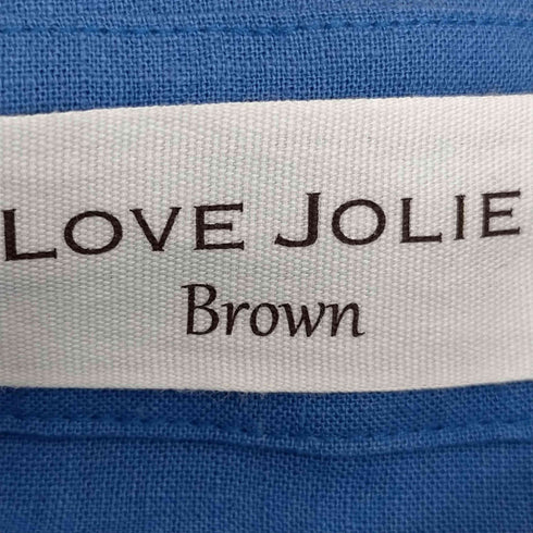 LOVE JOLIE リネン混 シャツワンピース レディース LL