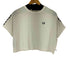 フレッドペリー FRED PERRY ロゴライン S/S クロップドTシャツ レディース US 6