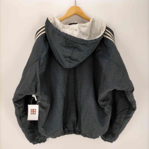 アディダス adidas 00S 裏地キルティング トレフォイルロゴ刺しゅう フーデッドブルゾン メンズ JPN:M