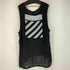 オフホワイト OFF-WHITE メッシュ タンクトップ ブラック メンズ JPN:S