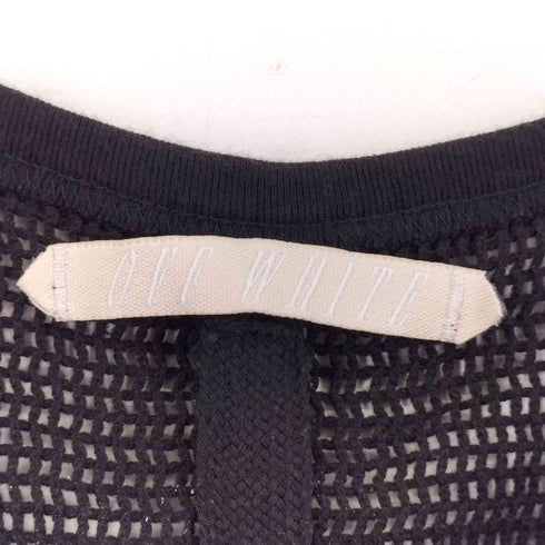 オフホワイト OFF-WHITE メッシュ タンクトップ ブラック メンズ JPN:S