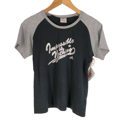 アディダス adidas ラグラン クルーネックTシャツ チビT レディース JPN:L