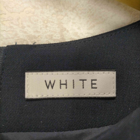 ホワイト WHITE コクーンワンピース レディース JPN:38